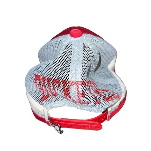 Zephyr Ohio State Buckeyes Block O snapback mesh back trucker hat - Picture 3 of 12